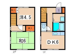 ハイツブル－スカイの物件間取画像